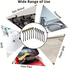 Stainless Steel Wire Brush Curved Handle Masonry Brush