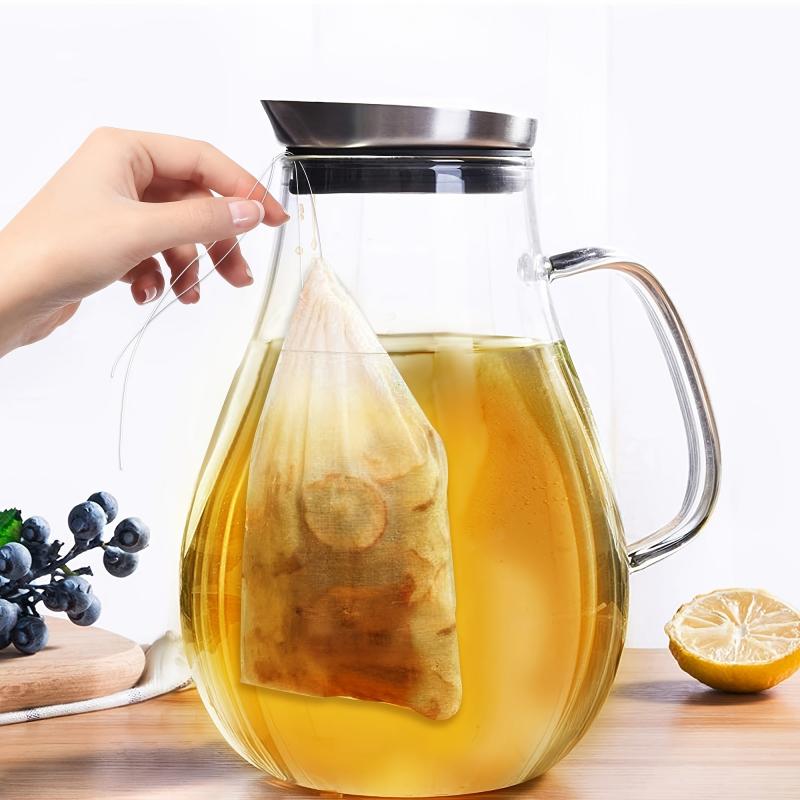 100pcs 200pcs Disposable Tea Filter Bags 4 6in 10 Safe Natural Tea Bags