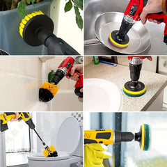 Drill Brush Set Bathroom and Kitchen Accessories - Cleaning Supplies
