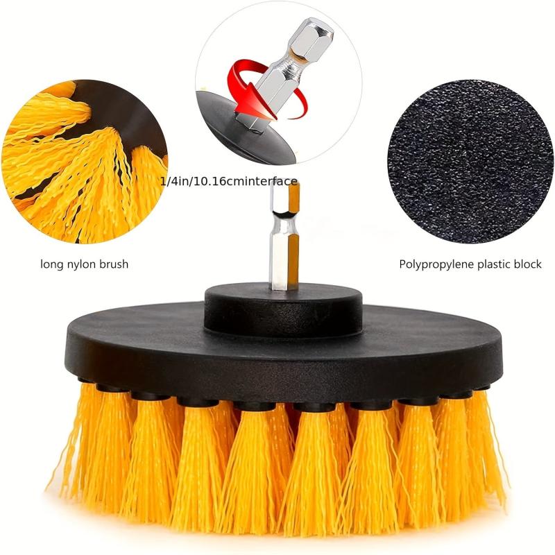 Drill Brush Set Bathroom and Kitchen Accessories - Cleaning Supplies
