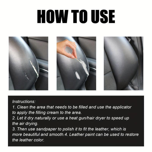 60ml Leather Filling Paste for Car Seats Sofa Repair