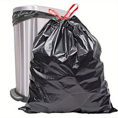 10pcs Extra Large Drawstring Garbage Bag Heavy Duty Disposable Garbage Bag