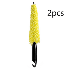 2pcs Car Wheel Sponge Brush Tire Cleaning Brush