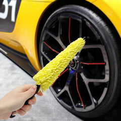 2pcs Car Wheel Sponge Brush Tire Cleaning Brush