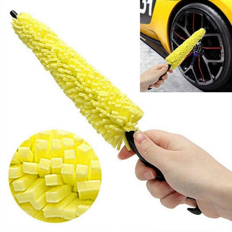 2pcs Car Wheel Sponge Brush Tire Cleaning Brush
