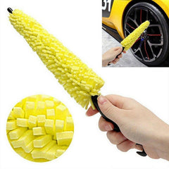 2pcs Car Wheel Sponge Brush Tire Cleaning Brush