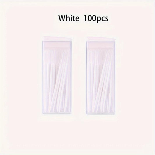 Disposable Plastic Double-ended Toothpicks 100-200pcs
