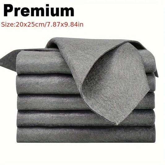 5pcs Magic Glass Wiping Rags Multifunctional Car Cleaning Cloths