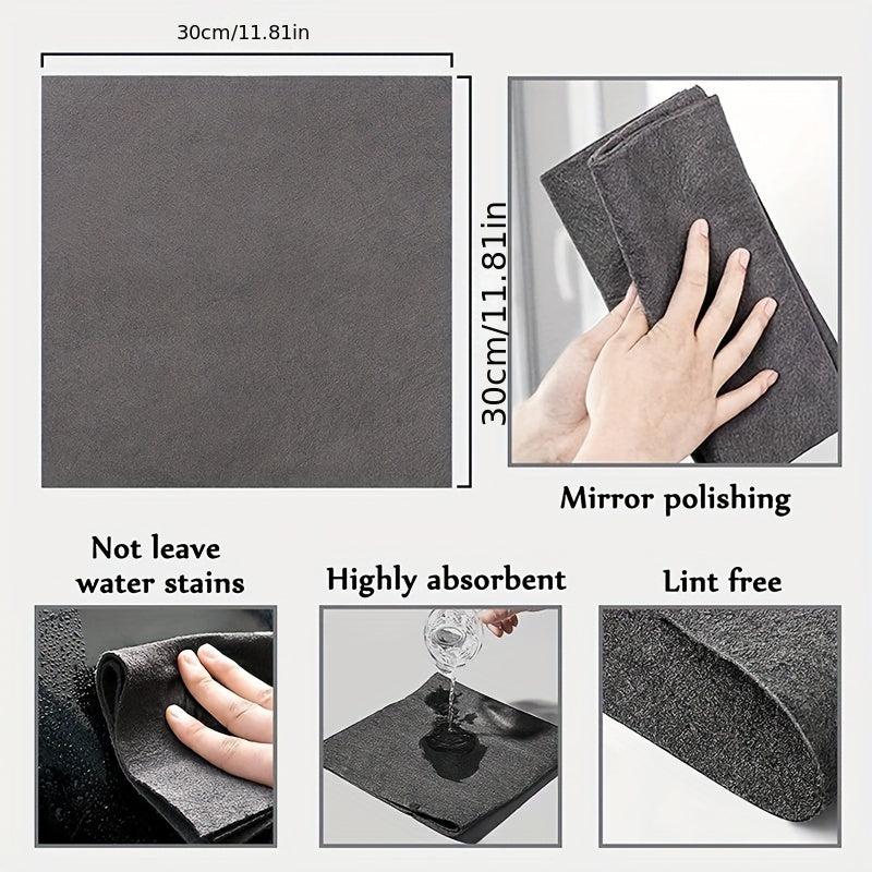 5pcs Magic Glass Wiping Rags Multifunctional Car Cleaning Cloths