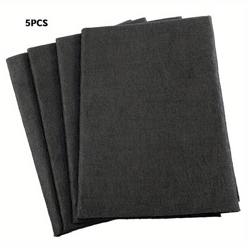 5pcs Magic Glass Wiping Rags Multifunctional Car Cleaning Cloths