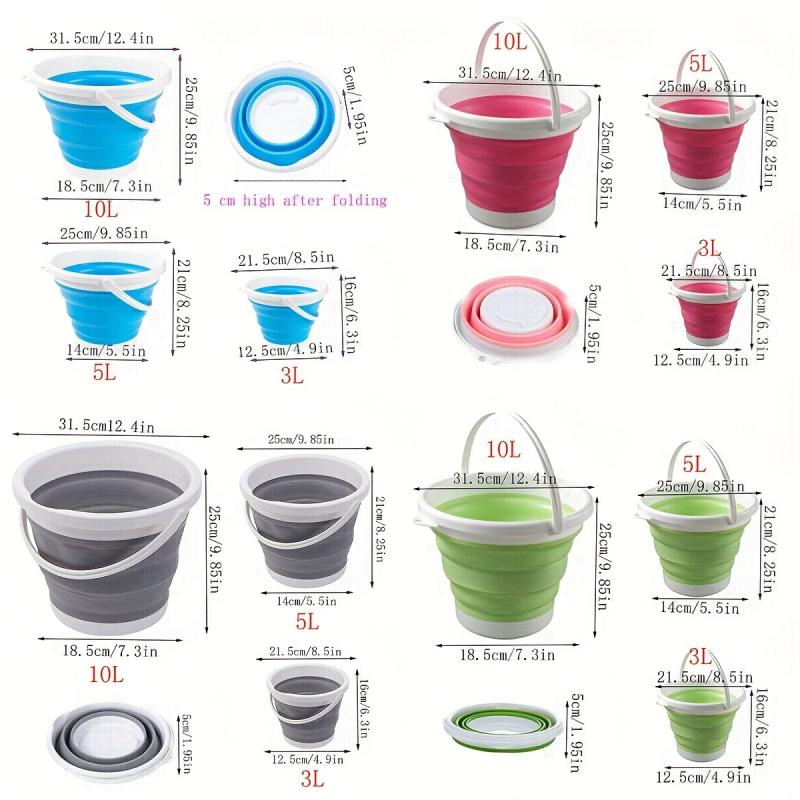 Folding Water Bucket Portable Car Washing Bucket