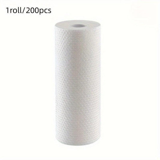 100pcs Reusable Lazy Rag Kitchen Cleaning Cloth