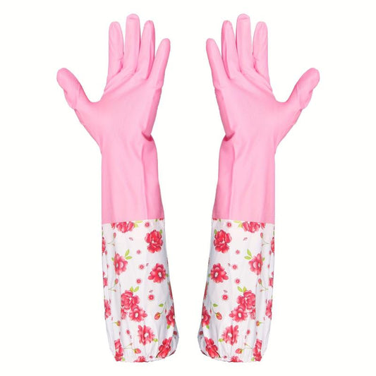Pvc Housework Gloves Rubber Dishwashing Cleaning Household Gloves