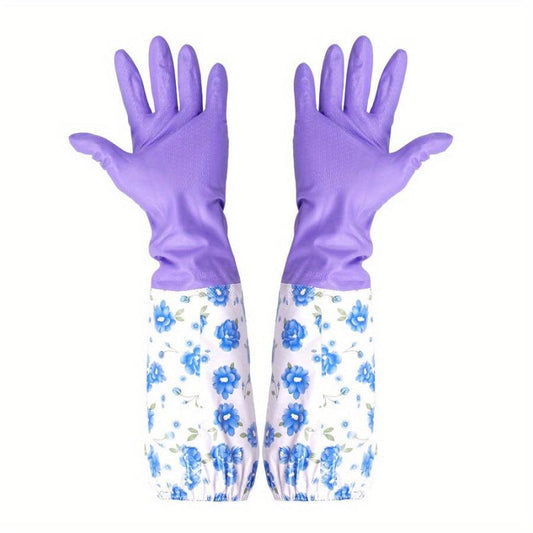 Pvc Housework Gloves Rubber Dishwashing Cleaning Household Gloves