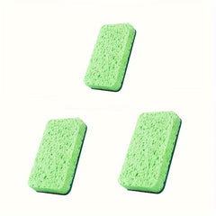 3pcs Multifunctional Cleaning Sponge Double Sided Scouring Pad For Household