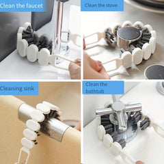 Bendable Cleaning Brush Soft Bristle Crevice Brush Faucet Brush