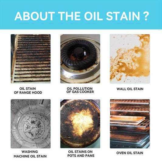 Kitchen Cleaning Powder - Stain Remover for Range Hood and Stove