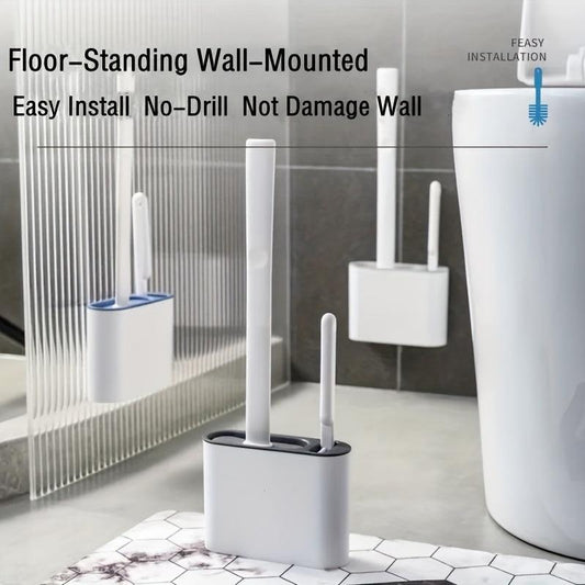 3-Pack Long Handle Toilet Brush Set