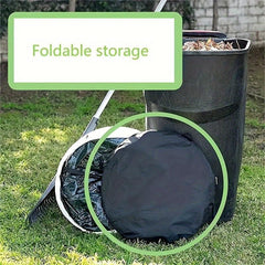 1pc Garden Collapsible Leaf Collector Outdoor Gardening Pop up Round Leaf Dustpa