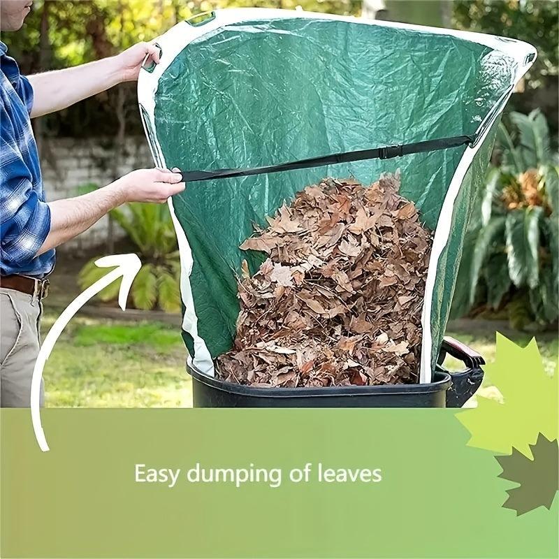 1pc Garden Collapsible Leaf Collector Outdoor Gardening Pop up Round Leaf Dustpa