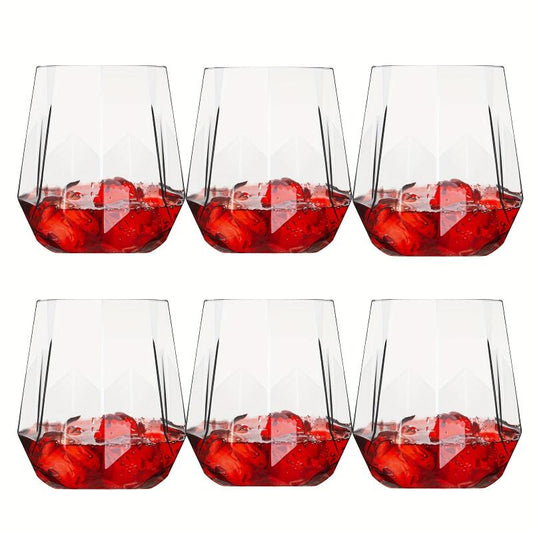 32 PCS Plastic Stemless Champagne Wine Glasses Disposable Unbreakable Cups