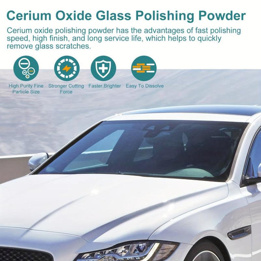 Glass Scratch Cleaning Powder 100g Car Windshield Repair and Stain Cleaning