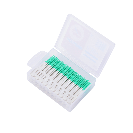 150pcs Silicone Dental Seam Cleaning Brush Dental Gap Brush