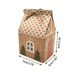 10pcs Christmas House Gift Boxes Home Decor to Sparkle Room