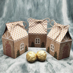 10pcs Christmas House Gift Boxes Home Decor to Sparkle Room