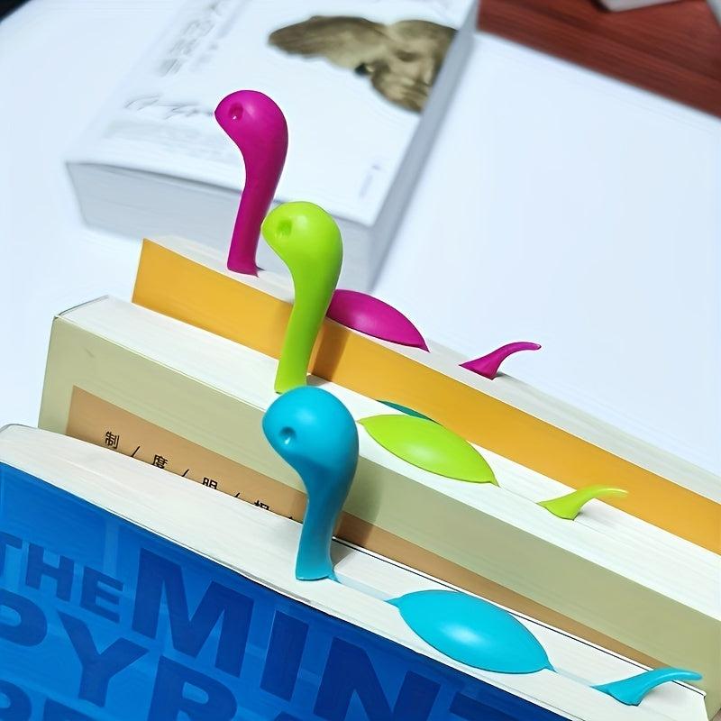 Creative Lake Monster Bookmark - Cute Dinosaur Page Clip