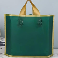 5pcs Golden Trim Ink Green Gift Bag 29 X 24