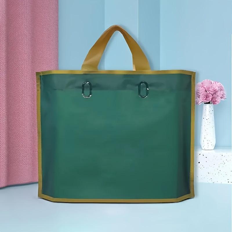 5pcs Golden Trim Ink Green Gift Bag 29 X 24