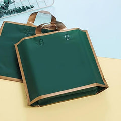 5pcs Golden Trim Ink Green Gift Bag 29 X 24