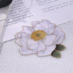 Pack of 10 Retro Flower Stickers for DIY Scrapbooking and Journal Decoration
