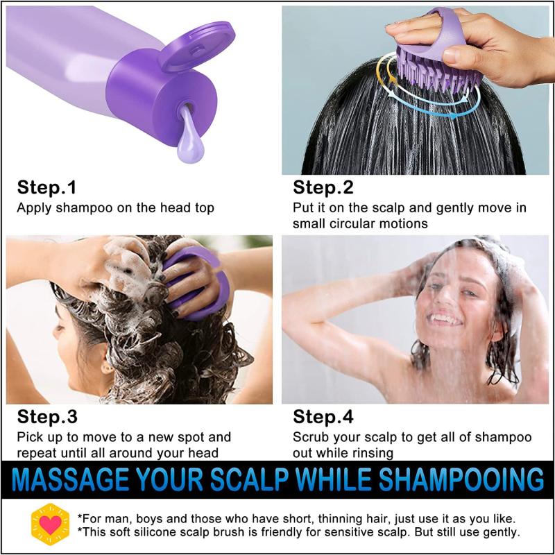 Exfoliating Silicone Body Scrubber Easy to Clean Lathers Well