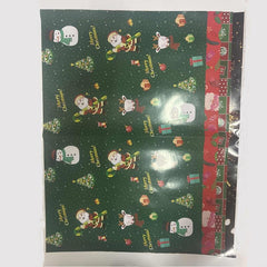 4pcs Christmas Wrapping Papers Large Size DIY Gift Boxes Packaging Paper