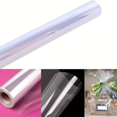 50pcs Transparent Cellophane Opp Flower Wrapping Paper Waterproof