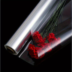50pcs Transparent Cellophane Opp Flower Wrapping Paper Waterproof