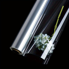 50pcs Transparent Cellophane Opp Flower Wrapping Paper Waterproof