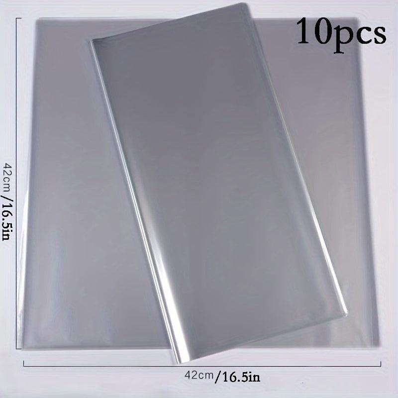 50pcs Transparent Cellophane Opp Flower Wrapping Paper Waterproof