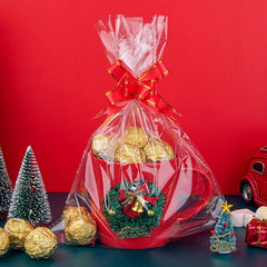50pcs Cellophane Bags for Pastry Candy Popcorn Dessert Chocolate Party Favors