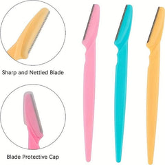 6pcs Precision Eyebrow Razor Shaver For Women And Men