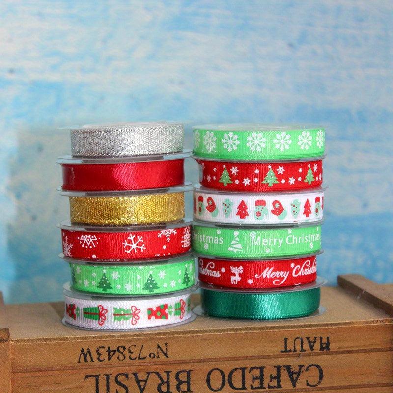 Christmas Gift Ribbon Snowflake Year Gift Ribbon Love Gift Ribbon