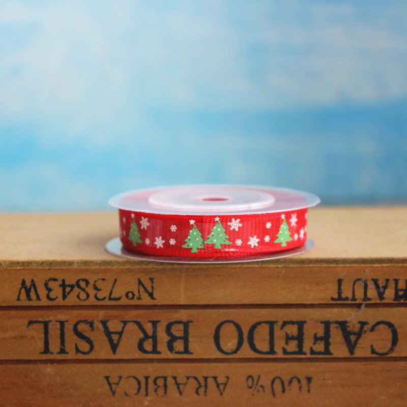 Christmas Gift Ribbon Snowflake Year Gift Ribbon Love Gift Ribbon