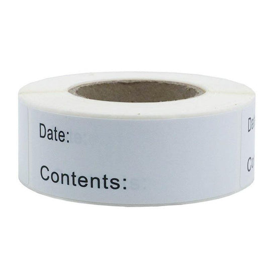 125 Dissolvable Food Labels for Freezer Jam Jars & Storage