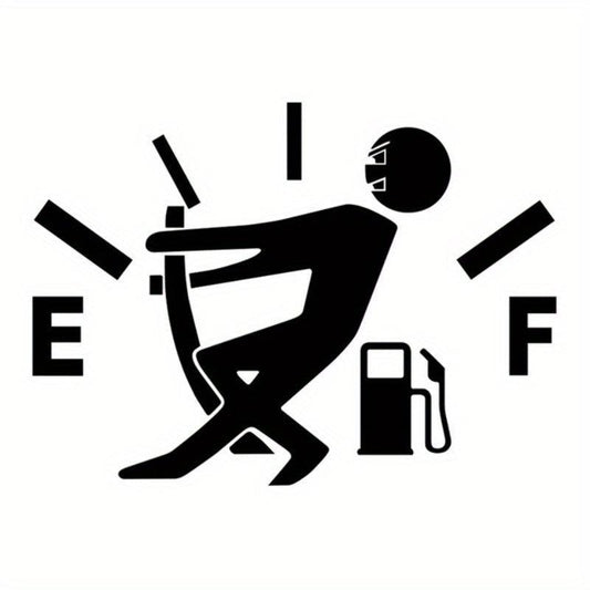Funny Car Fuel Tank Cover Sticker Waterproof Reflective Car Decal