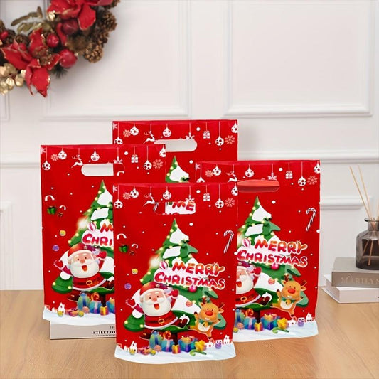 10pcs Christmas Beaded Gift Bag Small Business Supplies