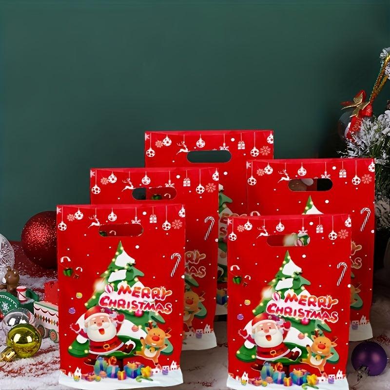 10pcs Christmas Beaded Gift Bag Small Business Supplies