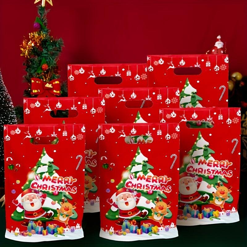 10pcs Christmas Beaded Gift Bag Small Business Supplies