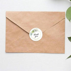 500 Floral Thank You Stickers for Birthdays & Weddings